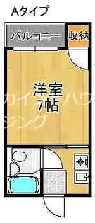 リバティ住之江【6階】の間取り