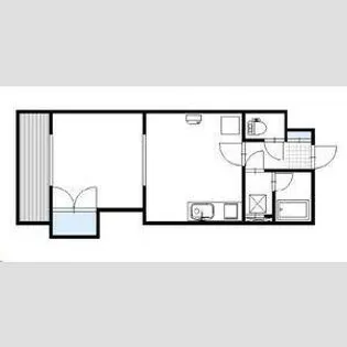 スカイパレス32【403号室】の間取り