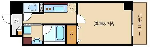 兵庫県尼崎市昭和通4丁目【マンション】の間取り