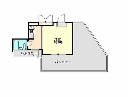 クリフサイド西岡本【4階】の間取り