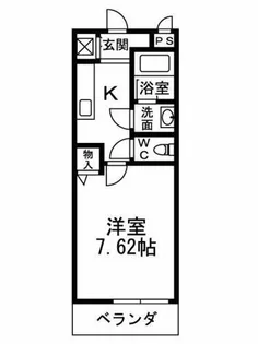 リヴェール東野【1階】の間取り