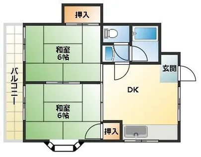 豊マンションパート3【3階】の間取り