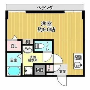 レガーレ長居公園【6階】の間取り
