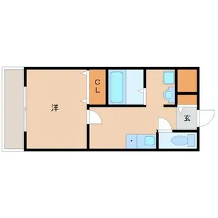 リビングエース平和【2階】の間取り