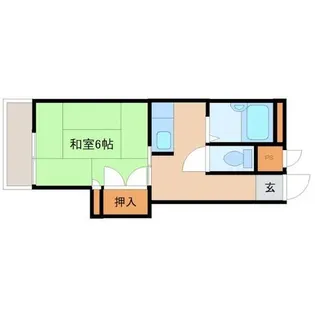 カーサフジイ【5階】の間取り