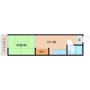 大庄ハイツ【2階】の間取り