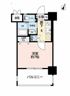 福岡県福岡市博多区吉塚6丁目【マンション】の間取り