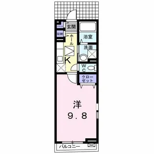 ハノン カンタービレ【1階】の間取り