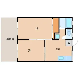 兵庫県尼崎市元浜町3丁目【アパート】の間取り