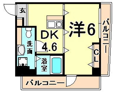 ドミトリー神田【3階】の間取り