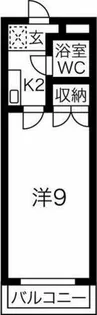 Kマンション【4階】の間取り