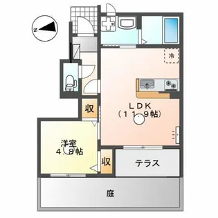 エスプランティ SGK【1階】の間取り