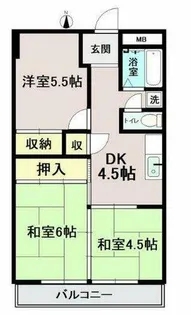 高座ビル(カルチェ)【207号室】の間取り