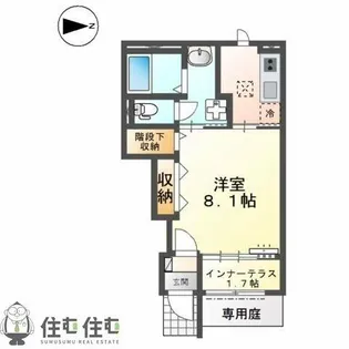 カーサプラタ【1階】の間取り