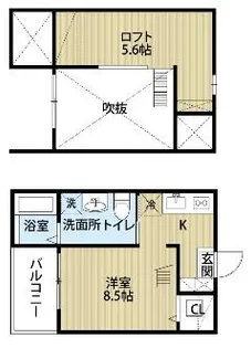 La forte【2階】の間取り