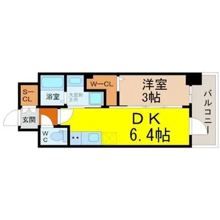 エステムコート名古屋サウスネクスト【10階】の間取り