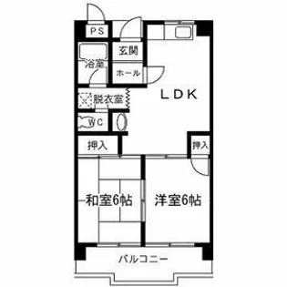 恒信ハイツ【3階】の間取り
