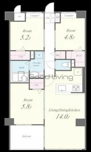 APエルテージ地行【2階】の間取り