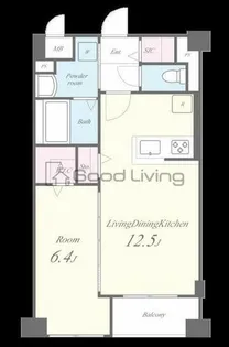 APエルテージ地行【1階】の間取り