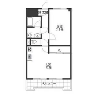 愛知県名古屋市天白区中平1丁目【マンション】の間取り