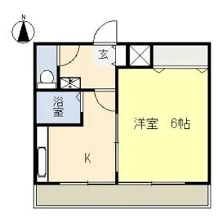 有志ビル【1階】の間取り