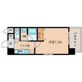 ブルームライフ新栄【7階】の間取り