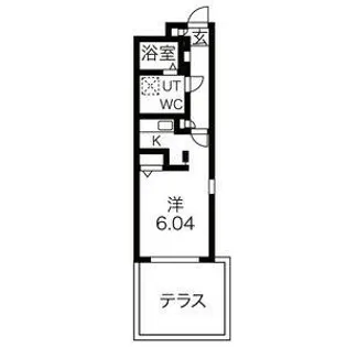 リアライズ名城公園【1階】の間取り