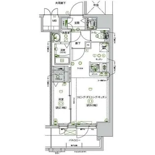 CREST TAPP志賀本通【4階】の間取り