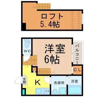 カサベランサ【1階】の間取り