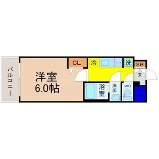 プレサンス新栄ユリシス【11階】の間取り