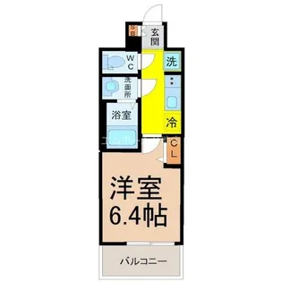 プレサンスTHE新栄【7階】の間取り
