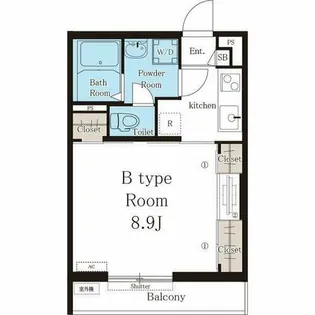リブリ・KADOMA【3階】の間取り
