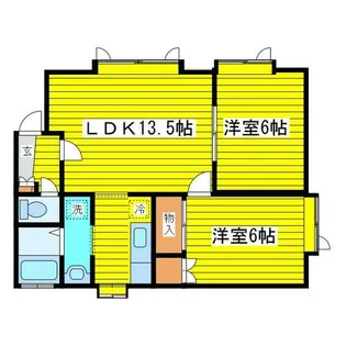 エスポワール富士【101号室】の間取り