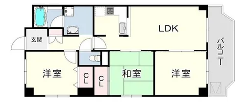 ザ・シティ御影山手【4階】の間取り