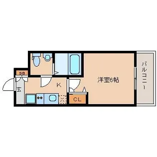 アリビオ立花1【5階】の間取り