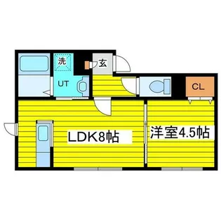 Second House-Villa【201号室】の間取り