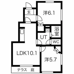 MAYFAIR【1階】の間取り