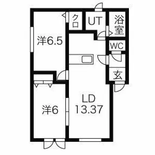 パーチェ21【201号室】の間取り