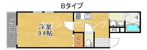 フジパレス北加賀屋Ⅱ番館【3階】の間取り