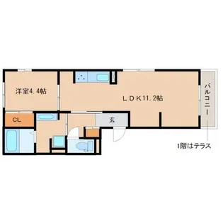 イーストヴィラ【3階】の間取り