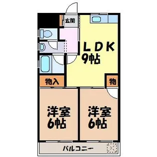 ヴィラ千石【4階】の間取り