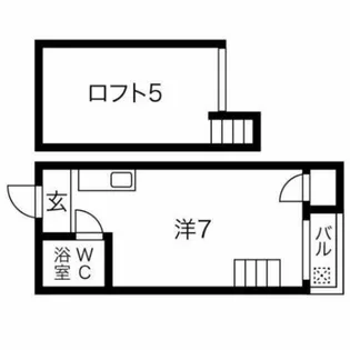 野江ハイツ【5階】の間取り
