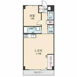 シャロン一社【4階】の間取り