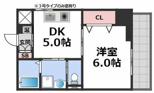 インフィルドⅡ【8階】の間取り