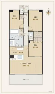 ル・シェモア豊橋松葉町202号室【2階】の間取り