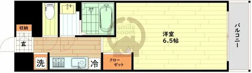 プレサンス福島ミッドエル【8階】の間取り