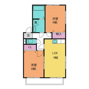 インペリアル浦里 A棟【1階】の間取り