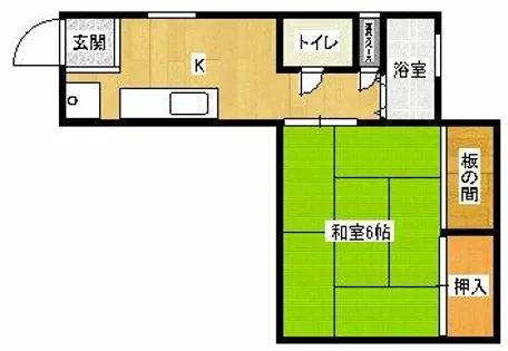 ドルフィンマンション【4階】の間取り