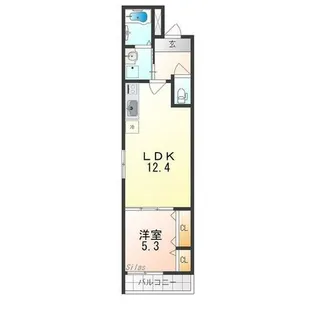 フジパレス今川公園Ⅴ番館【1階】の間取り