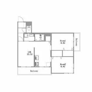 ハイツエクセル【1階】の間取り